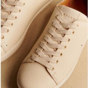 Sézane Jack Trainers sneaker in cream color size 38 / 7